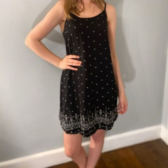 Mossimo Floral Printed Mini Dress • Black • Size Small • EUC - Picture 1 of 3